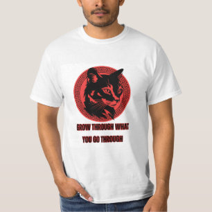 Camiseta Crecer a través de lo que pasas" - Inspirador