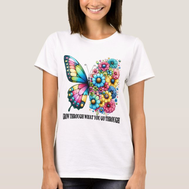 Camiseta Crecer a través de lo que uno experimenta (Anverso)