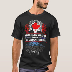 Camiseta Crecer canadiense con raíces estonias