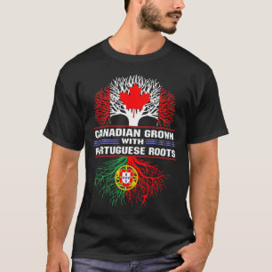 Camiseta Crecer canadiense con raíces portuguesas