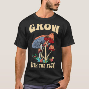 Camiseta Crecer Con El Vint De Los Hongos De Psilocybin Mág