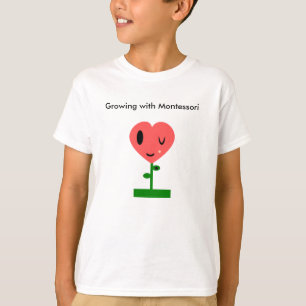 Camiseta Crecer con Montessori