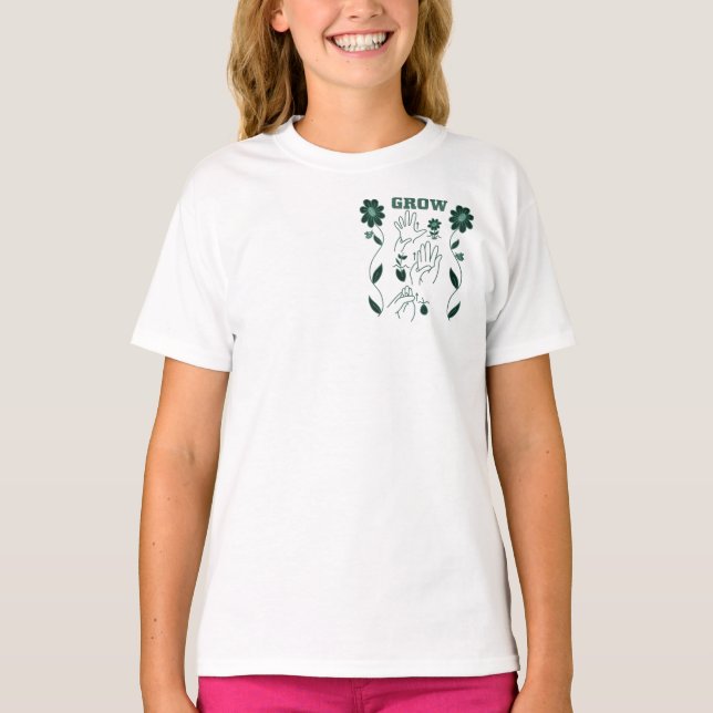 Camiseta Crecer - Diseño ASL (Anverso)
