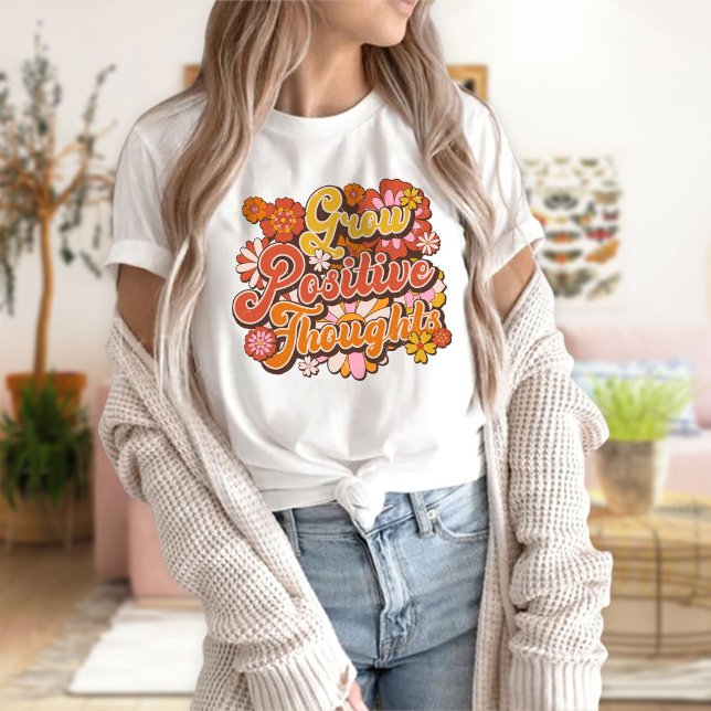 Camiseta Crecer el Camisón de Pensamientos Positivos, el Pe (Subido por el creador)