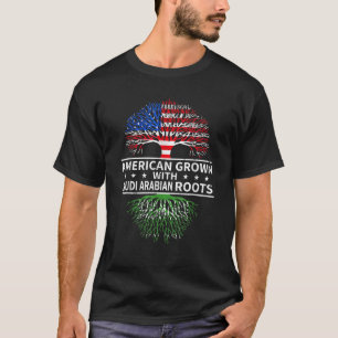 Camiseta Crecer en Arabia Saudita desde Estados Unidos remu