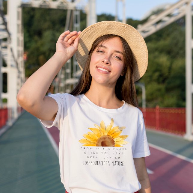 Camiseta Crecer en el lugar donde te han plantado (Subido por el creador)