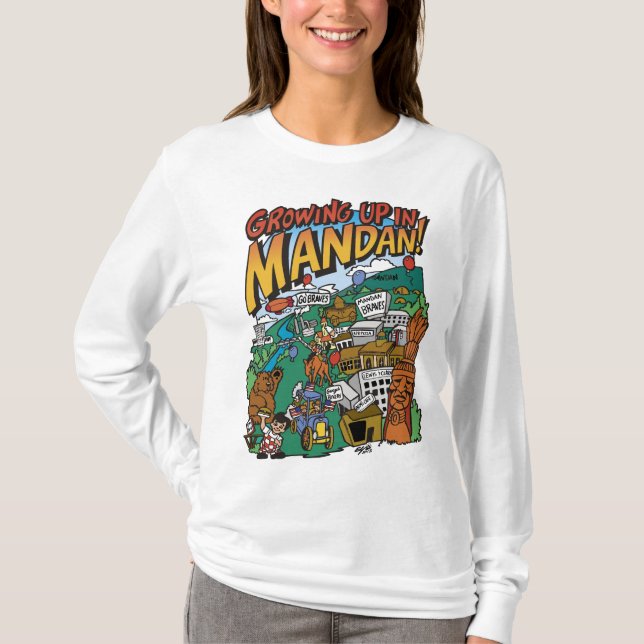 Camiseta "Crecer en mandarín" de manga larga para  (Anverso)