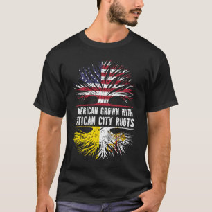 Camiseta Crecer estadounidense con Ciudad del Vaticano remo