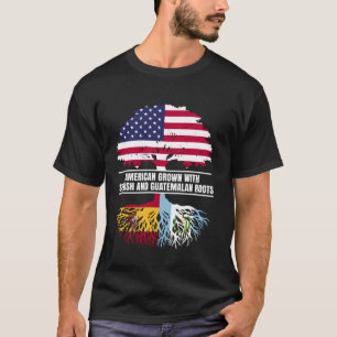 Camiseta Crecer estadounidense con patrimonio de bandera Es