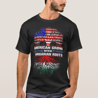 Camiseta Crecer estadounidense con raíces húngaras