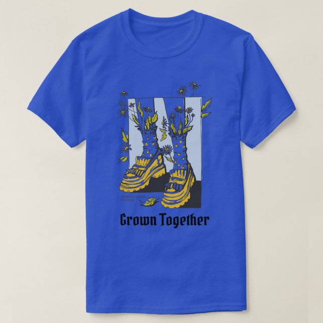 Camiseta Crecer Juntos Divertidos Amantes Magicos Zapatos F (Diseño del anverso)