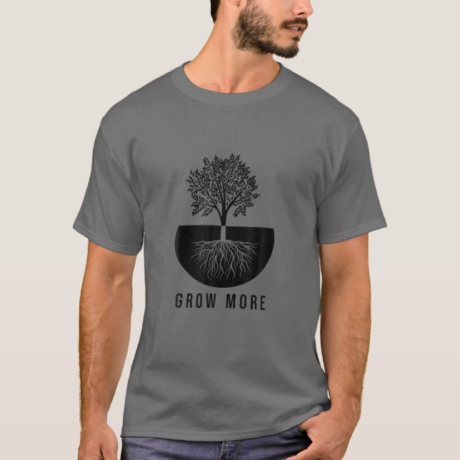 Camiseta Crecer más plantas en jardinería (Anverso)