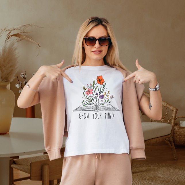 Camiseta Crecer tu mente (Subido por el creador)