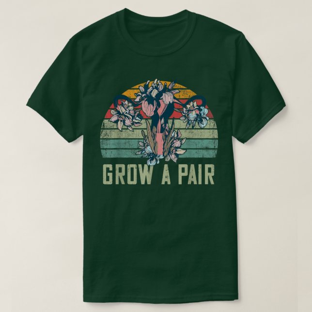 Camiseta Crecer Un Par De Mujeres Feministas Por Elección D (Diseño del anverso)
