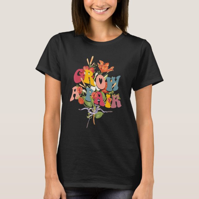 Camiseta Crecer un par de uterus pro elección de equipo fem (Anverso)
