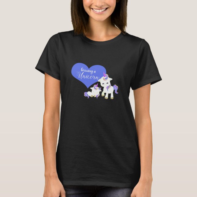 Camiseta Crecer un unicornio - Diseño mágico de camisas de  (Anverso)
