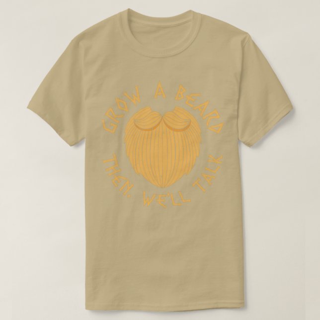 Camiseta Crecer una barba y luego Wex27ll Talk 5 (Diseño del anverso)