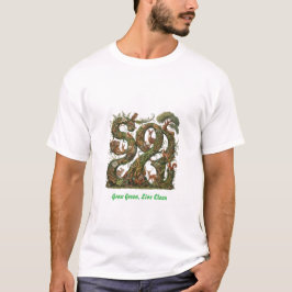 CAMISETA CRECER VERDE EN VIVO LIMPIO
