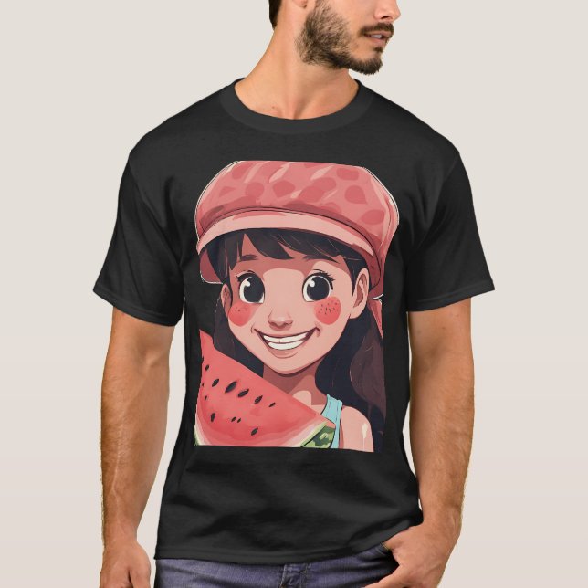 Camiseta ¡Creces Chica! Impresión de flores Cosmos (Anverso)