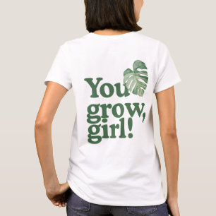 Camiseta Creces, Chica - Monstera Albo Tee Shirt