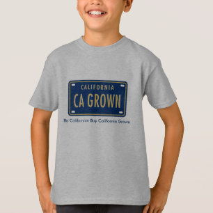 Camiseta crecida California de la juventud del