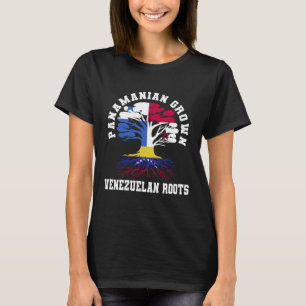 Camiseta Crecido Panameño Raíces Venezolanas Panamá Venezue