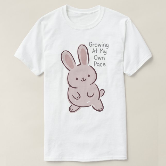 Camiseta Creciendo a mi propio ritmo (Diseño del anverso)