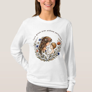 Camiseta Creciendo con Amor - Mamá y Bebé