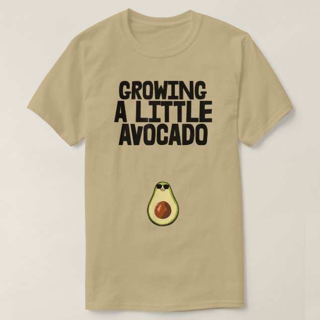 Camiseta Creciendo Un Pequeño Castillo De La Fruta De Aguac (Diseño del anverso)