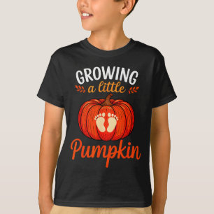 Camiseta Creciendo Una Pequeña Calabaza Embarazo Día de Acc
