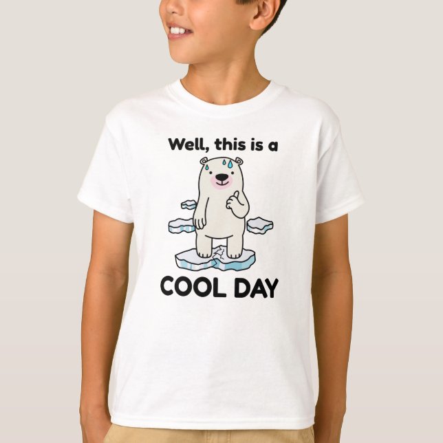 Camiseta Creciente Calentamiento Global Este Es Un Día De G (Anverso)