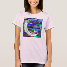 Camiseta creciente de la luna