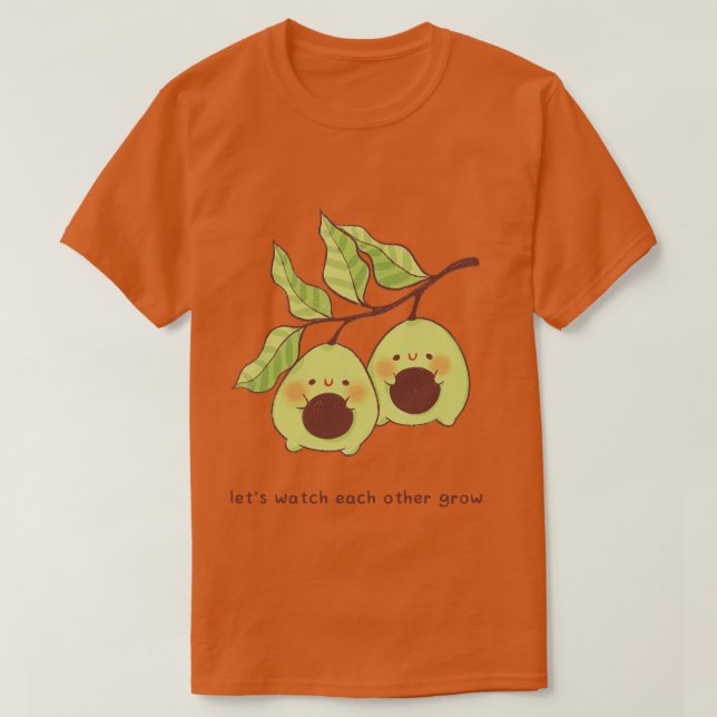 Camiseta Crecimiento de aguacate (Diseño del anverso)