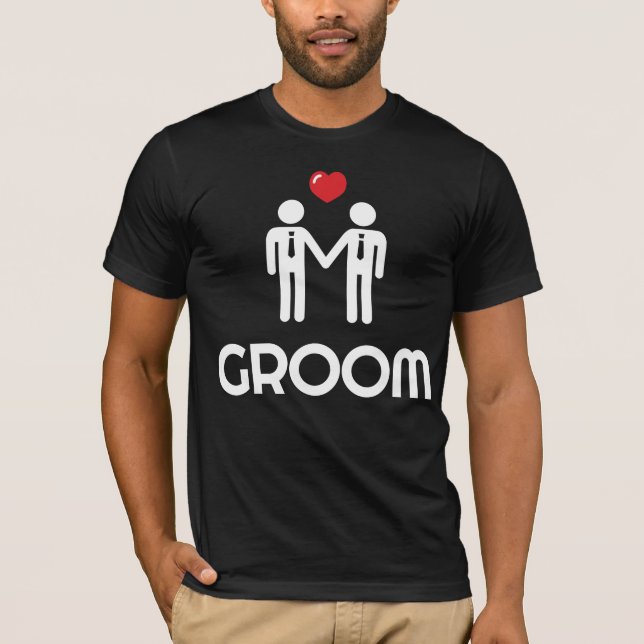 Camiseta Crecimiento De Camisas De Matrimonio Gay Para Homb (Anverso)