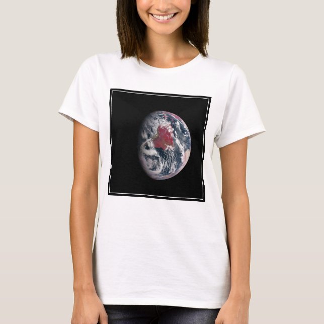 Camiseta Crecimiento De Las Plantas En El Planeta Tierra. (Anverso)