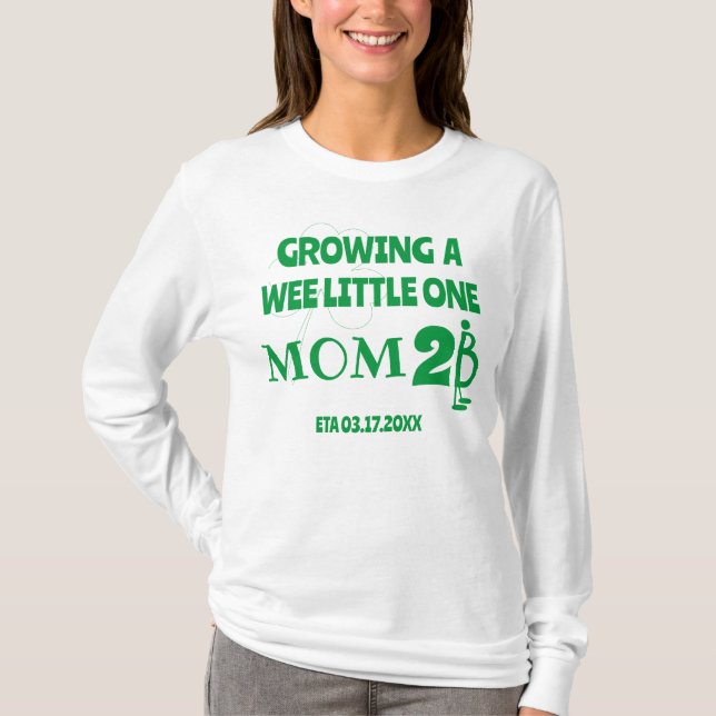 Camiseta CRECIMIENTO DE UN PEQUEÑO DÍA DE SUS Padres (Anverso)