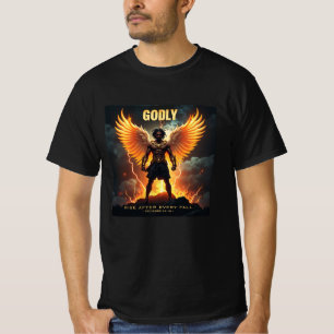 Camiseta Crecimiento Divino - Negro Fuerte (Proverbios 24:1