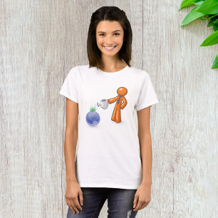 Camiseta Crecimiento Empresarial Ecológico Hombre Regando l