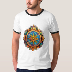 Camiseta "Crecimiento Espiritual y Belleza" Místico Estilo 
