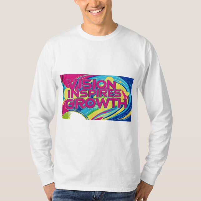 Camiseta crecimiento inspirador de visión (Anverso)