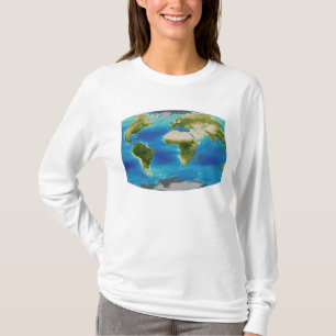 Camiseta Crecimiento medio de la planta de la Tierra