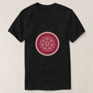 Camiseta Crecimiento nuclear - magenta sobre el tinte - sin