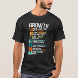 Camiseta Crecimiento Pensar Definición Cotizaciones Motivac