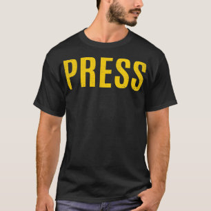 Camiseta Credenciales de reportero de prensa