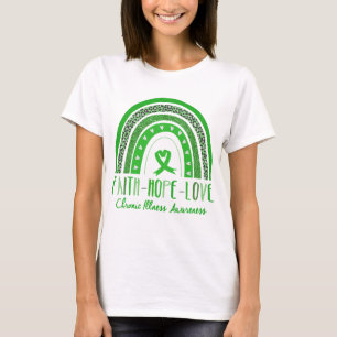 Camiseta Credo arcoiris Esperanza Amor Enfermedad Crónica C
