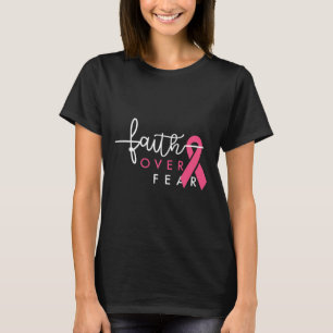 Camiseta Credo sobre miedo Conciencia sobre el cáncer de se