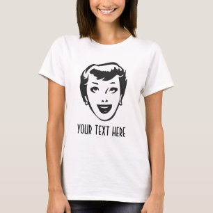 CAMISETA CREE A SU PROPIA SEÑORA FELIZ RETRA HEAD GIFTS