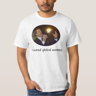 Camiseta Creé el calentamiento del planeta