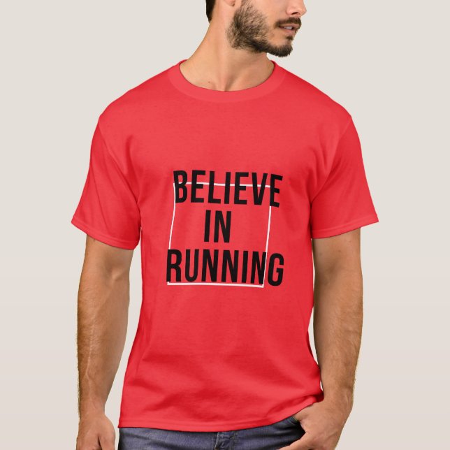 Camiseta Cree en correr (Anverso)