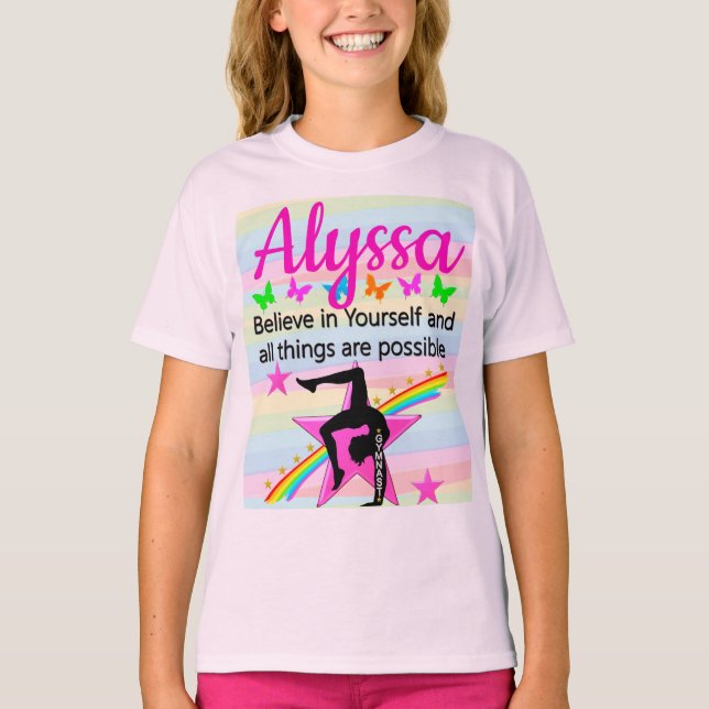 CAMISETA CREE EN EL DISEÑO DE GIMNASTICAS (Anverso)